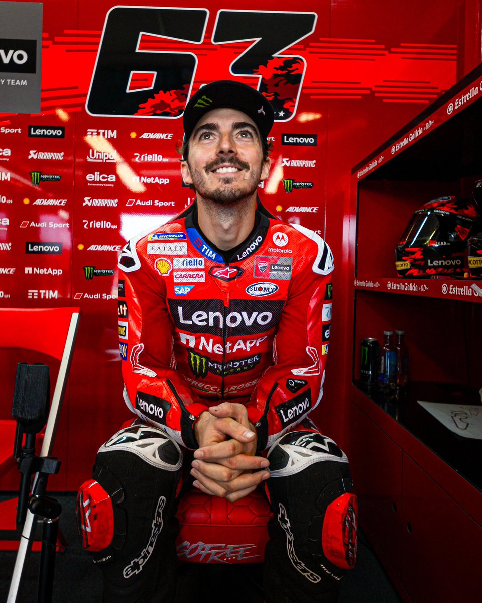 Ducati Corse (@ducaticorse) on Twitter photo Morning job ✅ done!
⏰1st <a href="/marcmarquez93/">Marc Márquez</a>
🔴4th <a href="/PeccoBagnaia/">Pecco Bagnaia</a>
#ForzaDucati #DucatiLenovoTeam Morning job ✅ done!
⏰1st <a href="/marcmarquez93/">Marc Márquez</a>
🔴4th <a href="/PeccoBagnaia/">Pecco Bagnaia</a>
#ForzaDucati #DucatiLenovoTeam