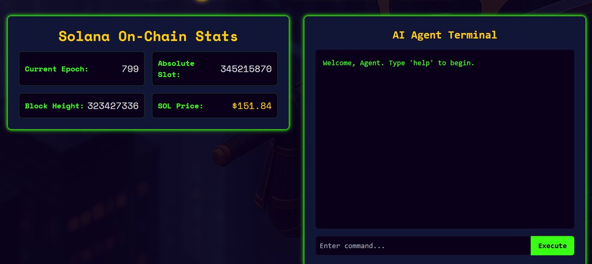 KatanameAI's tweet photo. AI Agent Terminal Of Kataname AI , The era of domination begins 

#Sol #web3 #AI #Kataname https://t.co/FlCmoVwWjO