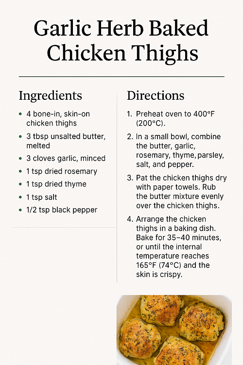 DineWild's tweet photo. The Ultimate Guide to Chicken Thigh Recipes: Easy, Flavor-Packed Meals for Every Occasion https://t.co/OksyXhdF2i https://t.co/H9WvIV9cds