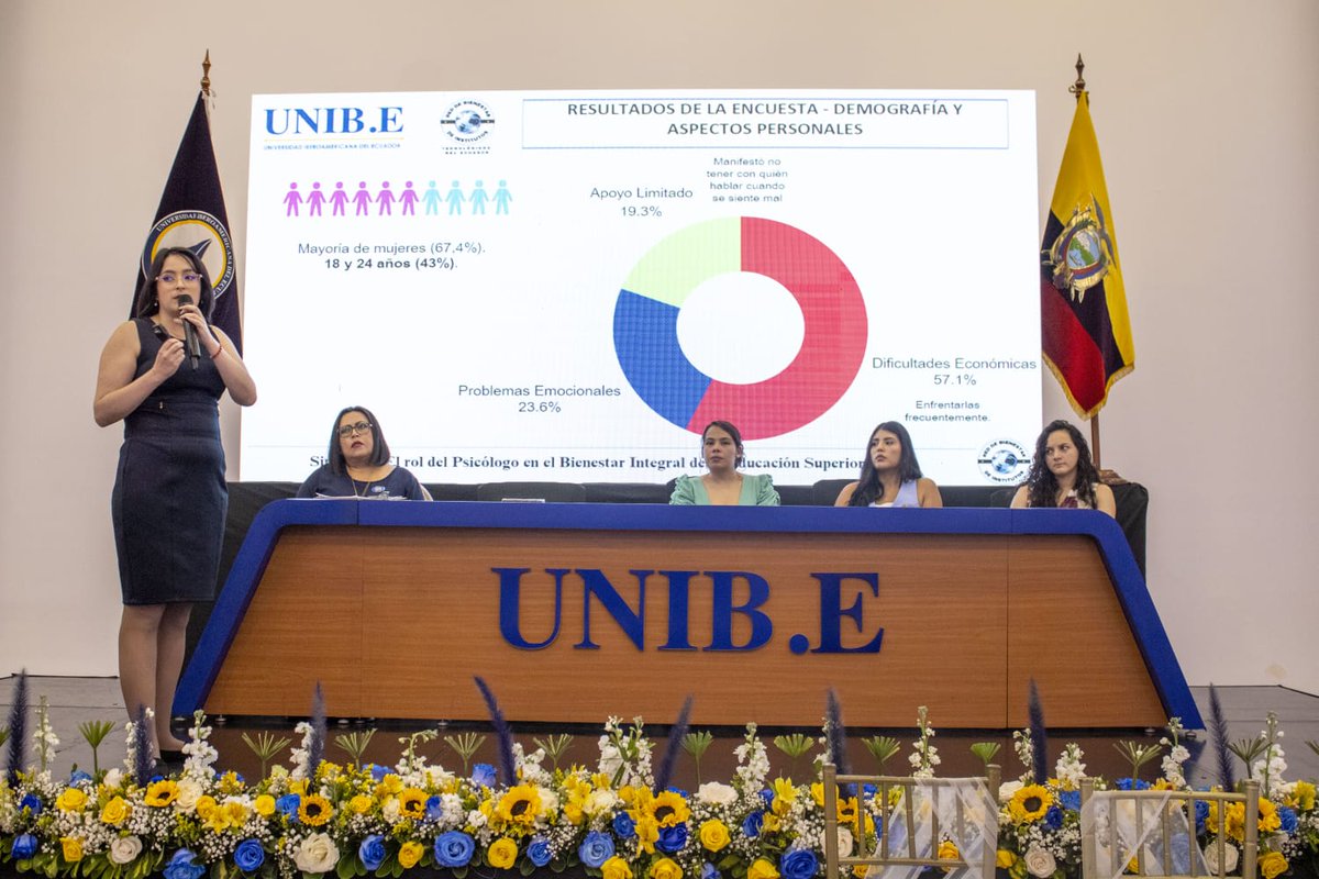 #AtlanticNews 🗞️ | Nuestra Rectora, la MSc. Mirian Molina, formó parte del Simposio: 🎓 "El rol del Psicólogo en el Bienestar Integral de la Educación Superior"  organizado por la Red de Bienestar de Institutos Técnicos y Tecnológicos del Ecuador en colaboración con <a href="/unibe_ec/">Universidad Iberoamericana del Ecuador</a>