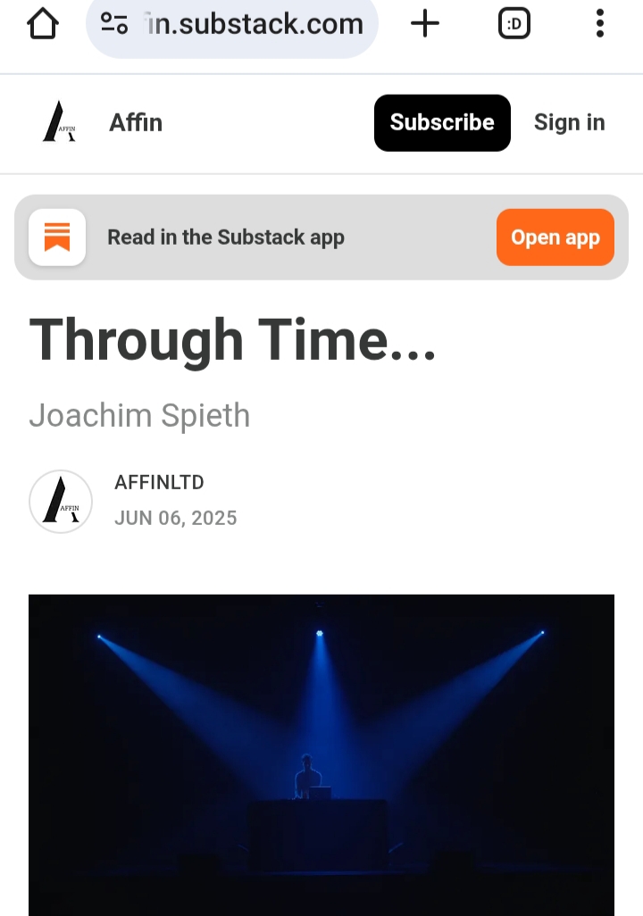 Short musical tour of the last few months
affin.substack.com/p/through-time