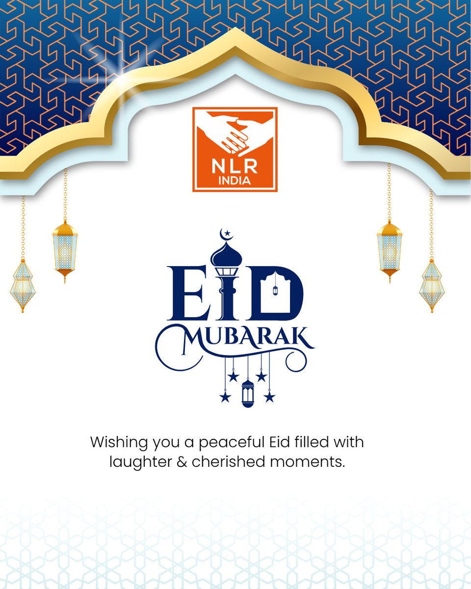 Eid Mubarak from NLR India

On the joyful occasion of Eid, NLR India sends warm wishes to you and your loved ones. Eid is a time of peace, happiness, and togetherness. It is a time to share love, kindness, and blessings with everyone around us.

#socialworkers #socialworklife
