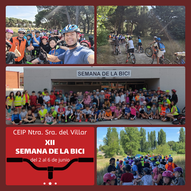 ColeNSVillar's tweet photo. XII #SemanaDeLaBici 🚲
Y, por fin, la esperada #bicicletada con el alumnado de 5º y 6ºEP.
Muchísimas gracias a todos los colaboradores por su implicación y trabajo. 👏
¡Nos vemos el curso que viene!😉
#HábitosSaludables #Navactívate #SelloVidaSaludable #PIERES #NosGustaLaBici https://t.co/KQiXepd9Ku