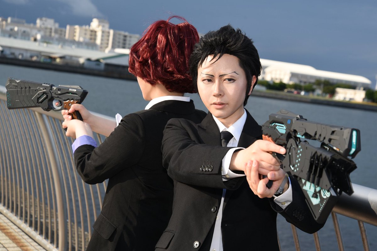 the_first_aegis's tweet photo. 【cosplay】PSYCHO-PASS 2 

― 執行 ―

須郷徹平　佐理
雛河翔　千秋さん@chiaki_neo
photo　Hiro.Cさん@M9mii13zHさん
studio　@yokosuka_subkan
ロケ地撮影許可済 https://t.co/kQqteX0LCS