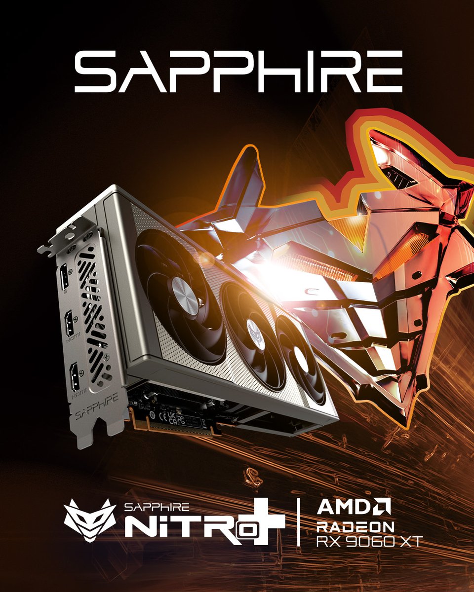 Weekend plans: 
1) SAPPHIRE NITRO+ AMD Radeon™ RX 9060 XT graphics card
2) Dominate every game
3) Make every play count. Paired with the supercharged performance of FidelityFX Super Resolution 4 technology, you’re not just playing games—you’re in them.