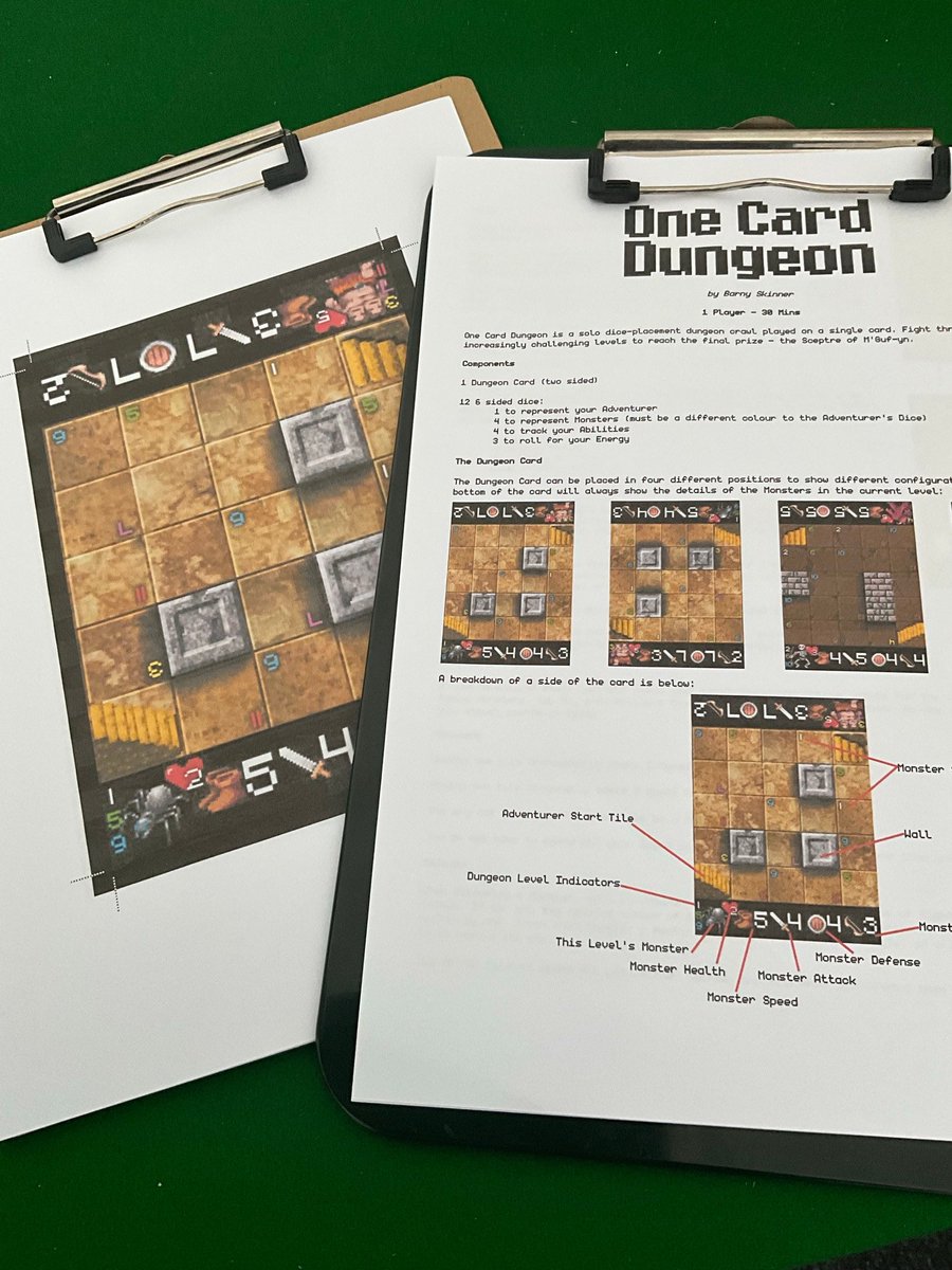 One of my weekend games, a solo, dice placement game by Barry skinner. Free and available to download from here: boardgamegeek.com/boardgame/31... #gaming #RPG #tabletopgaming #solo