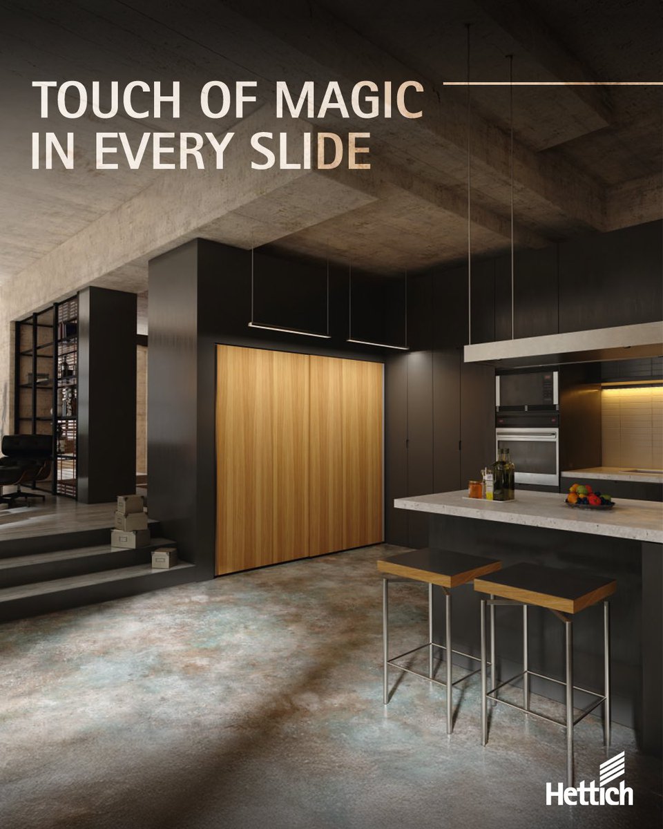 HettichIndia's tweet image. From your living room to the kitchen, your kid&apos;s room to the bedroom, TopLine L helps you glide through life effortlessly, making every space functional, elegant, and truly magical.

#HettichIndia #SlidingDoorSystem