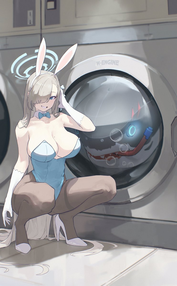 Asuna × Ellen
エレンにもバニーガールスキンください〜〜！！

1.放課後に出会ったアスナとエレン
2.任務中に出会ったアスナとエレン
3.コインランドリーで出会ったアスナと……エレン？

前回ラフで投稿したもの、すべて完成させました！

#ブルアカ #ゼンゼロ
#BlueArchive #zzzero