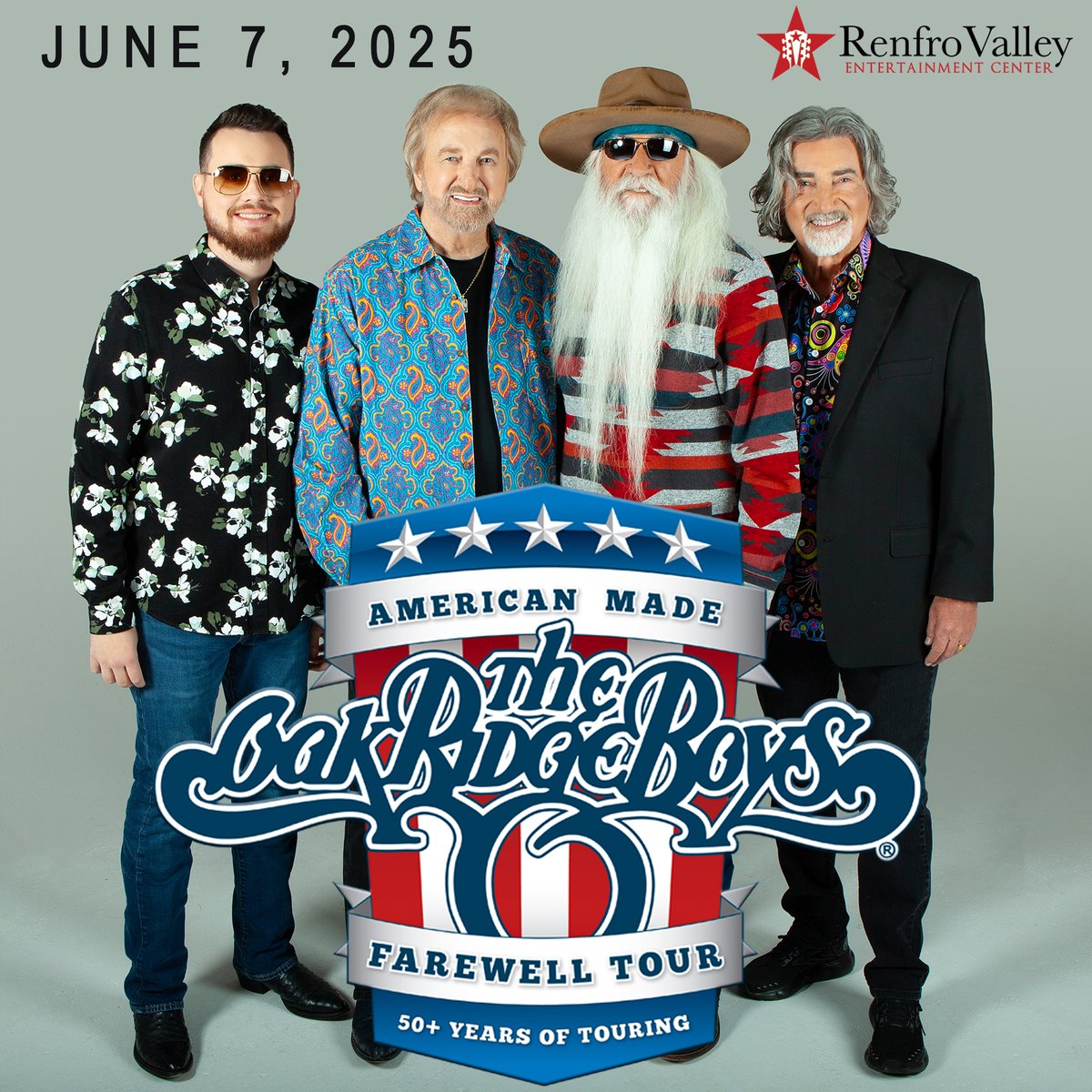 👏 TONIGHT! 👏 ￼The Oak Ridge Boys are bringing their signature harmonies &amp; timeless country hits to the stage! 🎶 Elvira, Bobbie Sue, Come On In and more!

Limited tickets available 🎟 bit.ly/OAK25RV