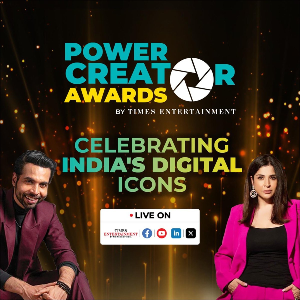 Create. Influence. Repeat. That’s the journey from content to cultural impact — and it’s how digital icons are born. Celebrate the creators defining our times at the #PowerCreatorAwards2025. Watch it live: toi.in/pca2025