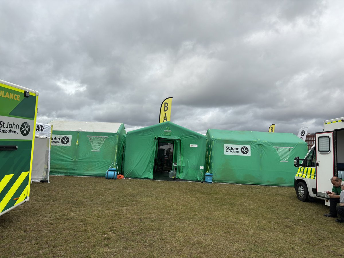 Today we are continuing volunteering by supporting at Portsmouth Pride, who are this years host city for UK Pride 2025. #VolunteersWeek <a href="/stjohnambulance/">St John Ambulance England</a>