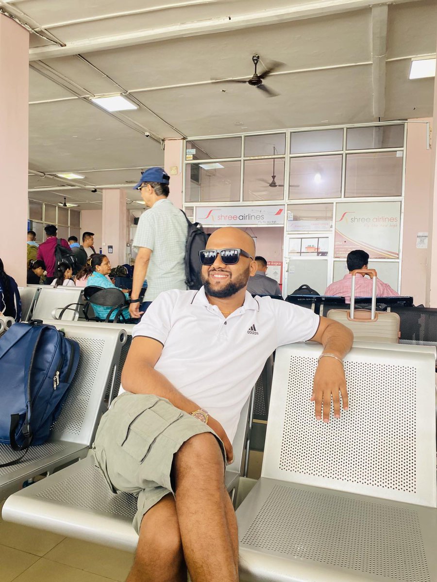 "Dreams don’t wait. So I don’t sit idle."#airports #nepali