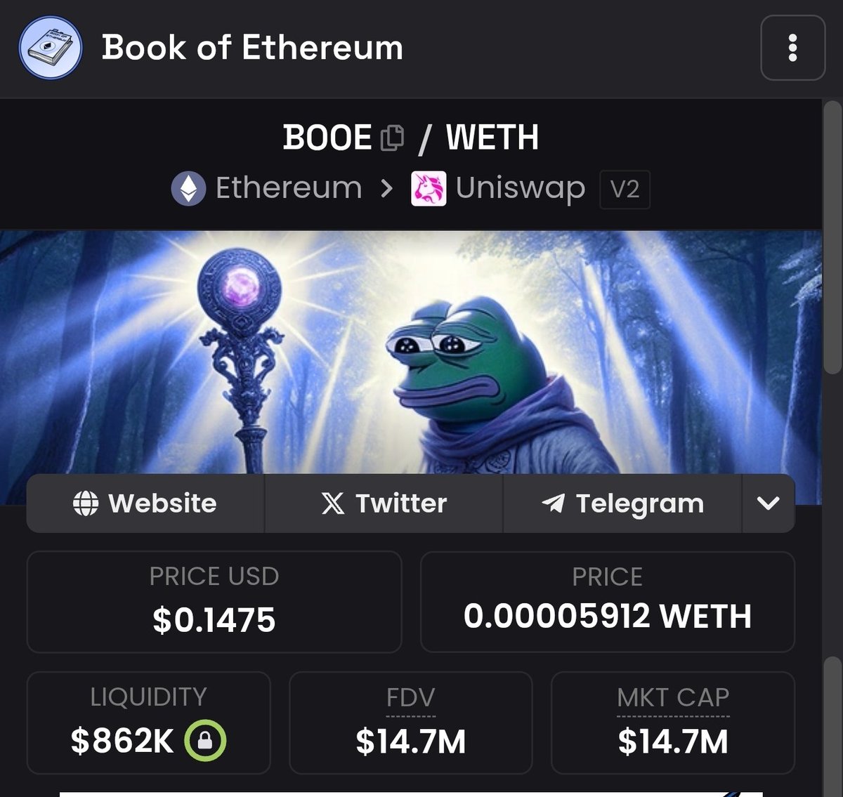 Never forget that your faith can change your life just like belief in the Book of Ethereum _ $BOOE can open the door to a new world of possibilities. 🙏📖