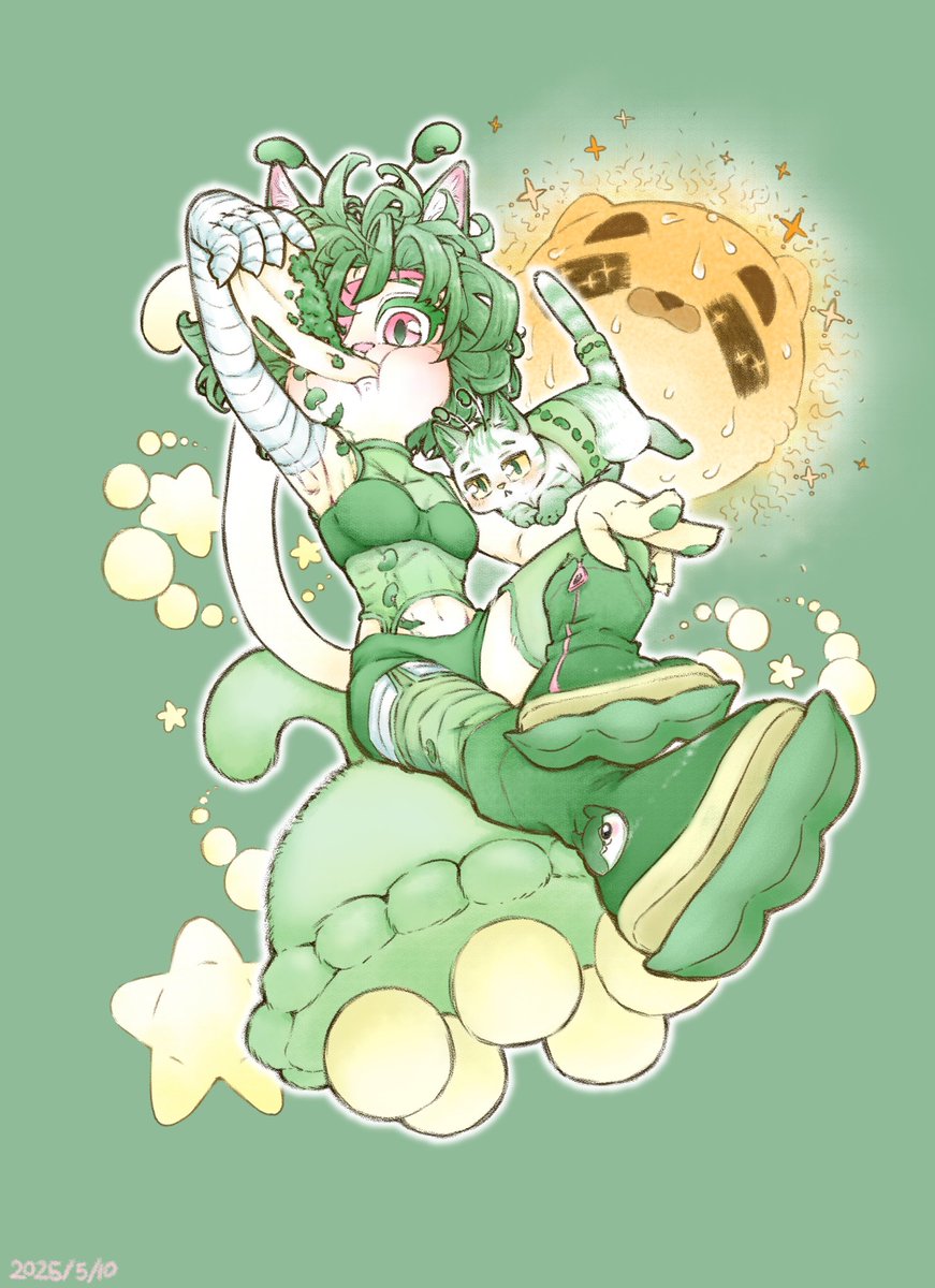 mimizu_tuti's tweet image. #illustration #イラスト 
ずんだの惑星からやって来た