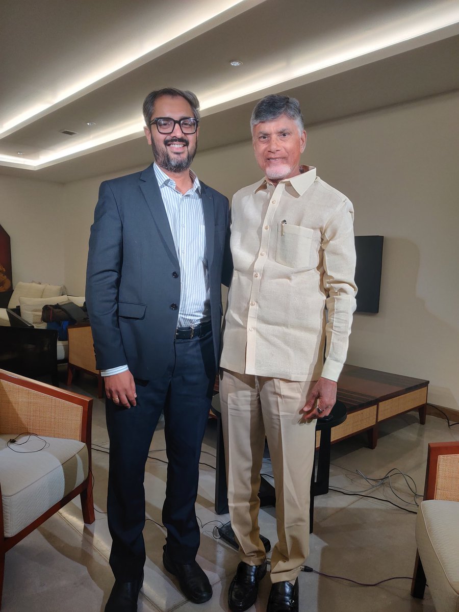 This interview.
Coming soon <a href="/CNNnews18/">News18</a> 
<a href="/ncbn/">N Chandrababu Naidu</a>