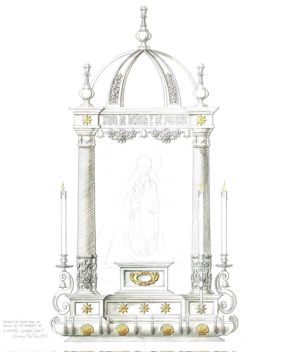 PROYECTO DE ANDAS PARA NOSA SEÑORA DOS REMEDIOS DA ERMIDA. QUIROGA.