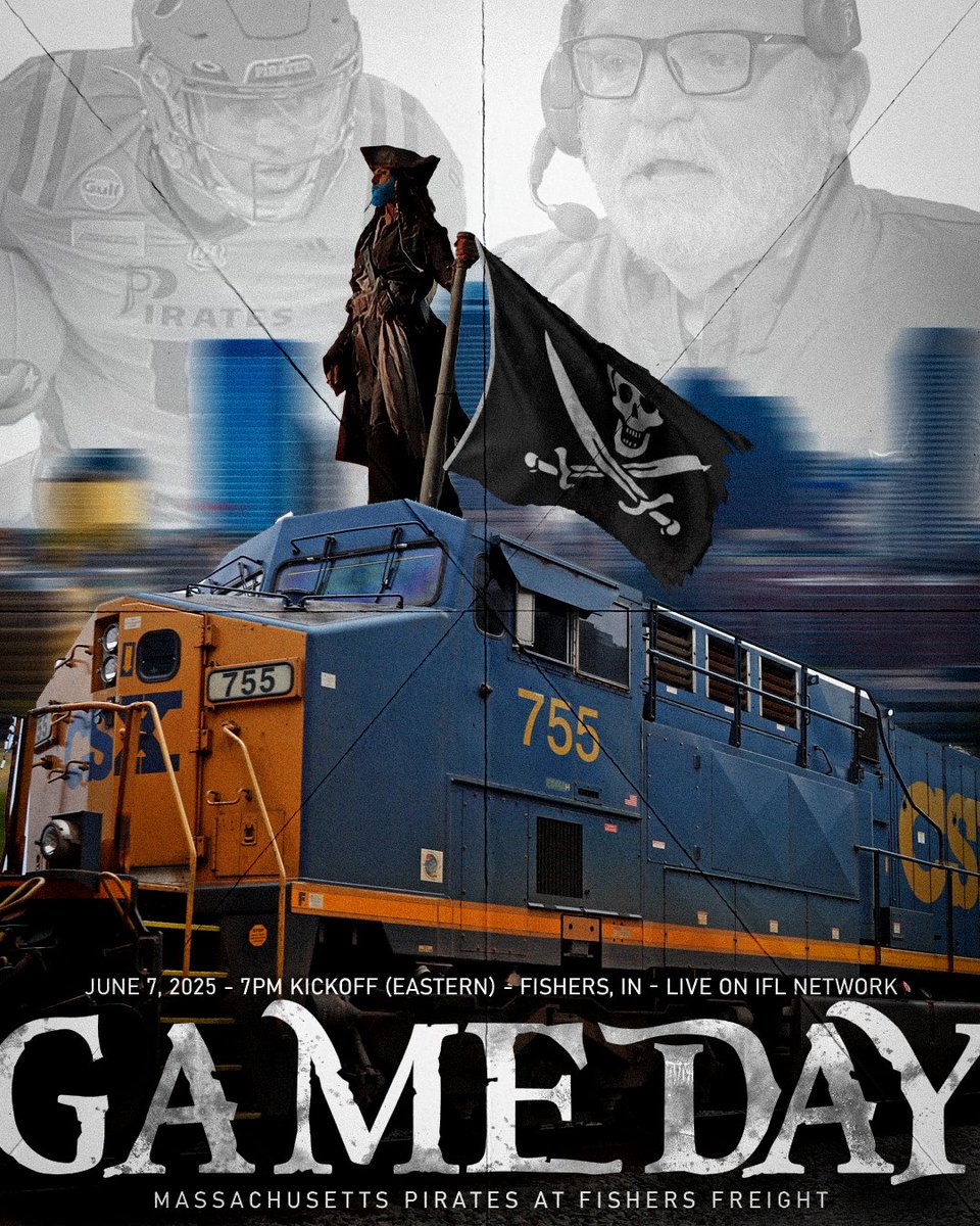 OrlPirates's tweet photo. GAMEDAY IS HERE, and so are the PIRATES! π΄ββ οΈ Tune into this historic matchup tonight at 7 PM!
π
TONIGHT!
β° Kickoff at 7:05 PM (eastern)
ποΈ Fishers, IN
πΊ Watch LIVE on #IFLNetwork ( https://t.co/cawuYYvXWc )
This matchup is for you @bostonconnr & @patmcafeeshow π https://t.co/HmxmyF6ozi