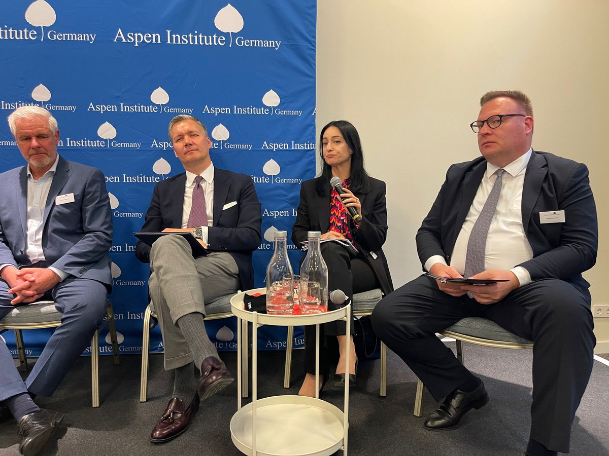 📌🇦🇱 Deputy Foreign Minister Megi Fino participated in the Western Balkans Working Group, held on June 4–5, 2025, in Berlin, organized by the Aspen Institute Germany with the support of the German Federal Government.

✅ The meeting brought together high-level representatives and