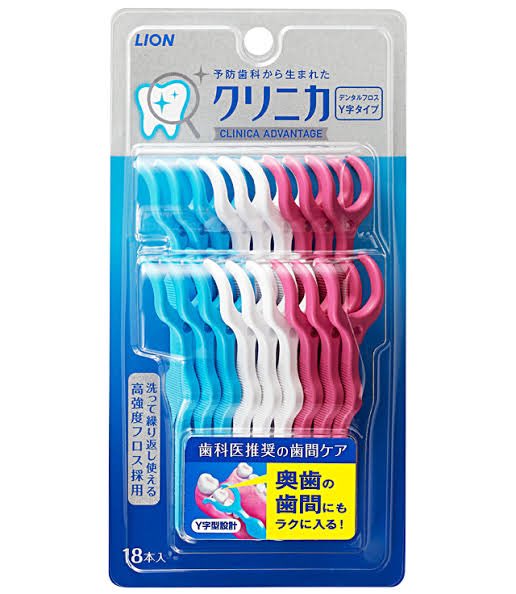 歯医者で左のタイプのフロス購入して、しばらく続けるけどやっぱり右のY字タイプの方が使いやすくて、歯医者にいってまた紐を勧められてのループをしている