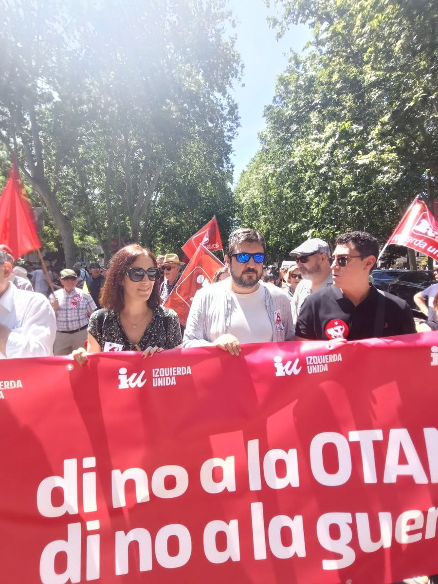 🪖 ¡Ni rearme ni militarización! 

En un contexto belicista, Madrid se levanta por la paz. El gasto en defensa siempre va en detrimento del gasto social.

¡No al rearme! ✊🔥