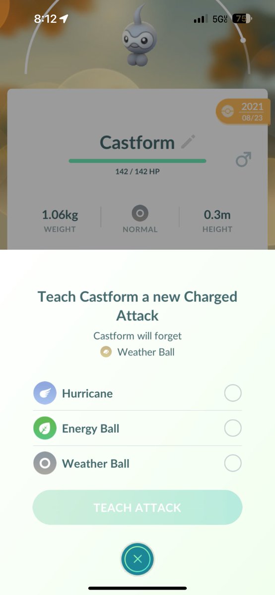 josephcup18's tweet image. #PokémonGO. #SunshineCup.  #CastForm.