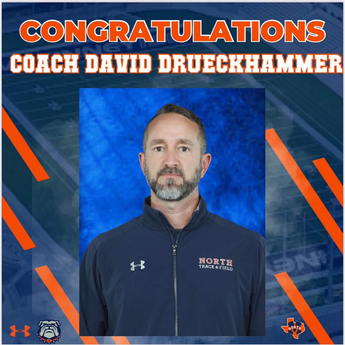 Kendall Brewer (@coach_kbrewer) on Twitter photo Congratulations to Coach David Drueckhammer for his promotion to Head Coach of the Bulldog Cross Country Team!
Go Dawgs!!!
<a href="/MNHSxctrack/">Bulldog XC/Track & Field</a> Congratulations to Coach David Drueckhammer for his promotion to Head Coach of the Bulldog Cross Country Team!
Go Dawgs!!!
<a href="/MNHSxctrack/">Bulldog XC/Track & Field</a>