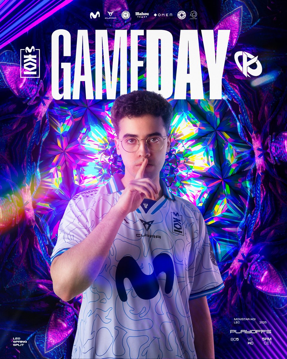 Movistar KOI League of Legends (@movistarkoilol) on Twitter photo HA LLEGADO EL DÍA SEÑORES
NOS JUGAMOS IR AL MSI Y A LA FINAL DE #LEC
17:00H 🆚 <a href="/KarmineCorp/">Karmine Corp</a>
NO HEMOS VENIDO A JUGAR, HEMOS VENIDO A GANAR
#goMKOI #MKOIWIN HA LLEGADO EL DÍA SEÑORES
NOS JUGAMOS IR AL MSI Y A LA FINAL DE #LEC
17:00H 🆚 <a href="/KarmineCorp/">Karmine Corp</a>
NO HEMOS VENIDO A JUGAR, HEMOS VENIDO A GANAR
#goMKOI #MKOIWIN