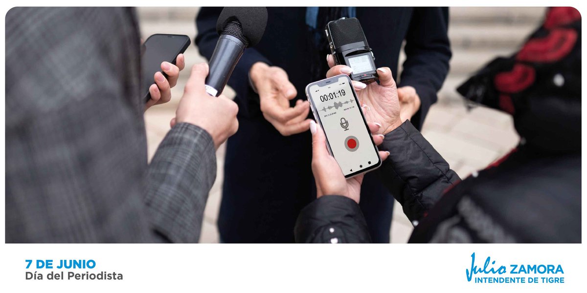 En el #DíaDelPeriodista, quiero enviar mi reconocimiento y saludo a los y las profesionales de la comunicación. Su ética y dedicación para informar, incluso en tiempos complejos, son fundamentales para la democracia. ¡Feliz día!

#TigreEsMiVida