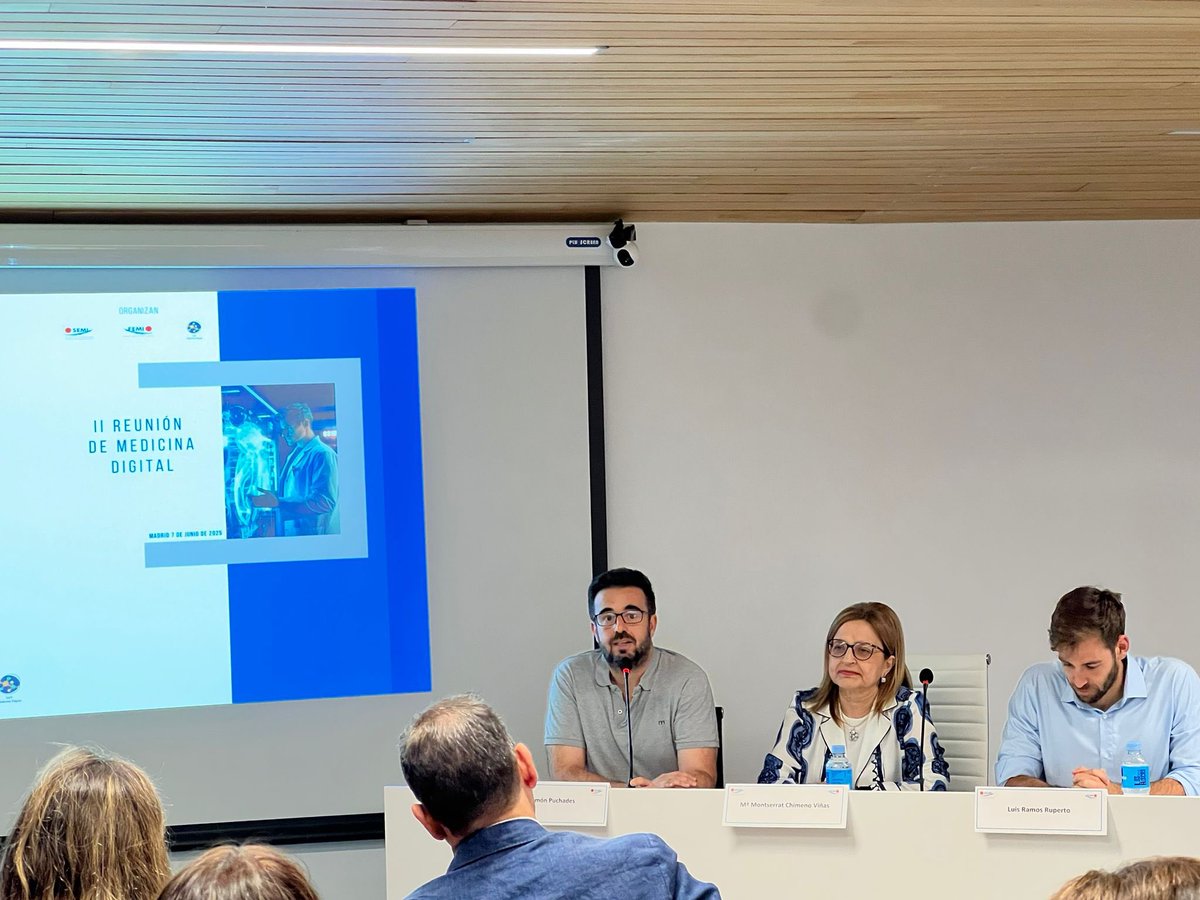 Sociedad Española de Medicina Interna (SEMI) (@sociedad_semi) on Twitter photo 📢Hoy, 7 de junio, estamos celebrando en la sede de SEMI en Madrid la II Reunión de #MedicinaDigital (<a href="/med_digitalSEMI/">Grupo de Trabajo Medicina Digital</a>) de <a href="/Sociedad_SEMI/">Sociedad Española de Medicina Interna (SEMI)</a> 🏥🩺
🔗 fesemi.org/congresos/ii-r…
#SEMITuit #MedicinaInterna
<a href="/RamonetPuchades/">Ramón Puchades</a> <a href="/BegoC/">BegoC</a> 📢Hoy, 7 de junio, estamos celebrando en la sede de SEMI en Madrid la II Reunión de #MedicinaDigital (<a href="/med_digitalSEMI/">Grupo de Trabajo Medicina Digital</a>) de <a href="/Sociedad_SEMI/">Sociedad Española de Medicina Interna (SEMI)</a> 🏥🩺
🔗 fesemi.org/congresos/ii-r…
#SEMITuit #MedicinaInterna
<a href="/RamonetPuchades/">Ramón Puchades</a> <a href="/BegoC/">BegoC</a>