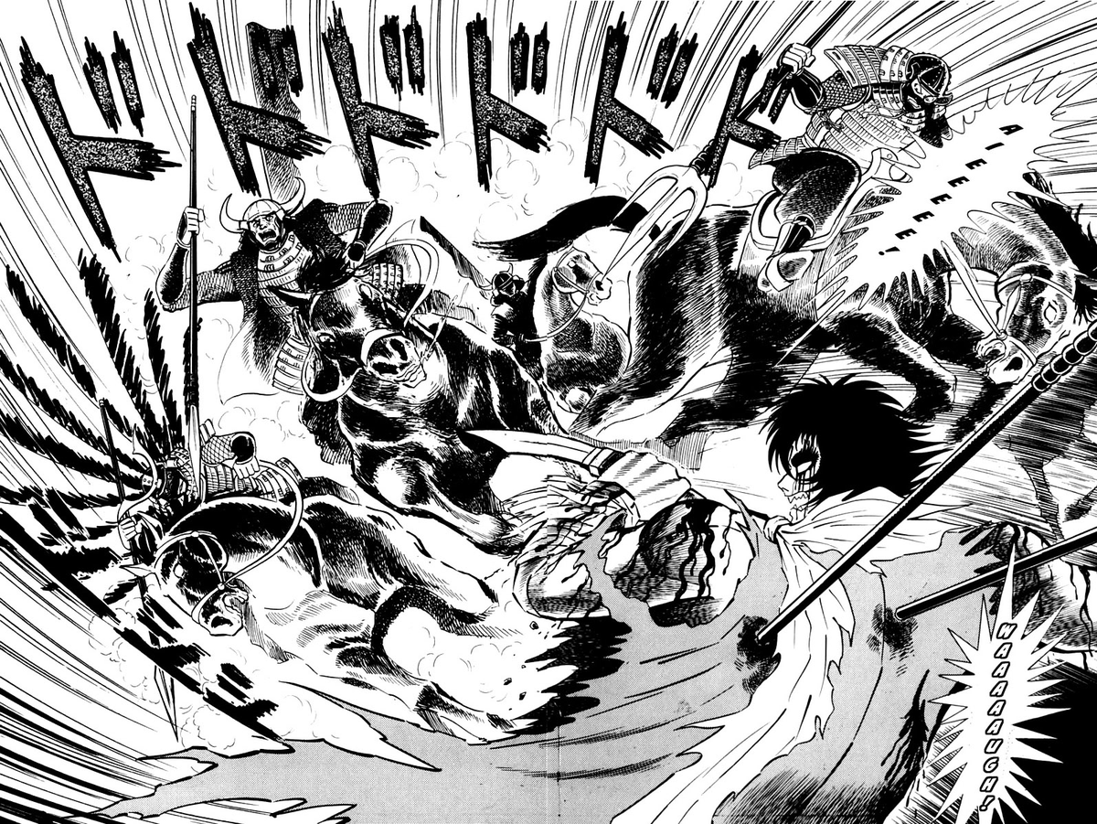 yube_it's tweet photo. Violence Jack just got completely translated in English a few hours ago. Most of this is some of the best and coolest manga Go Nagai has ever drawn, an epic like few stories manage to even dream reaching. I really can't recommend it enough. https://t.co/FMML5R9rgW
