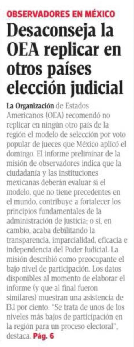 JLozanoA's tweet image. ⚠️ La verdad no peca, pero incomoda. 

Si no quieren críticas -nacionales e internacionales- contengan su insaciable apetito de poder. 

La #ElecciónJudicial es un auténtico fraude e implica la destrucción de la democracia y la república. 

@OEA_oficial