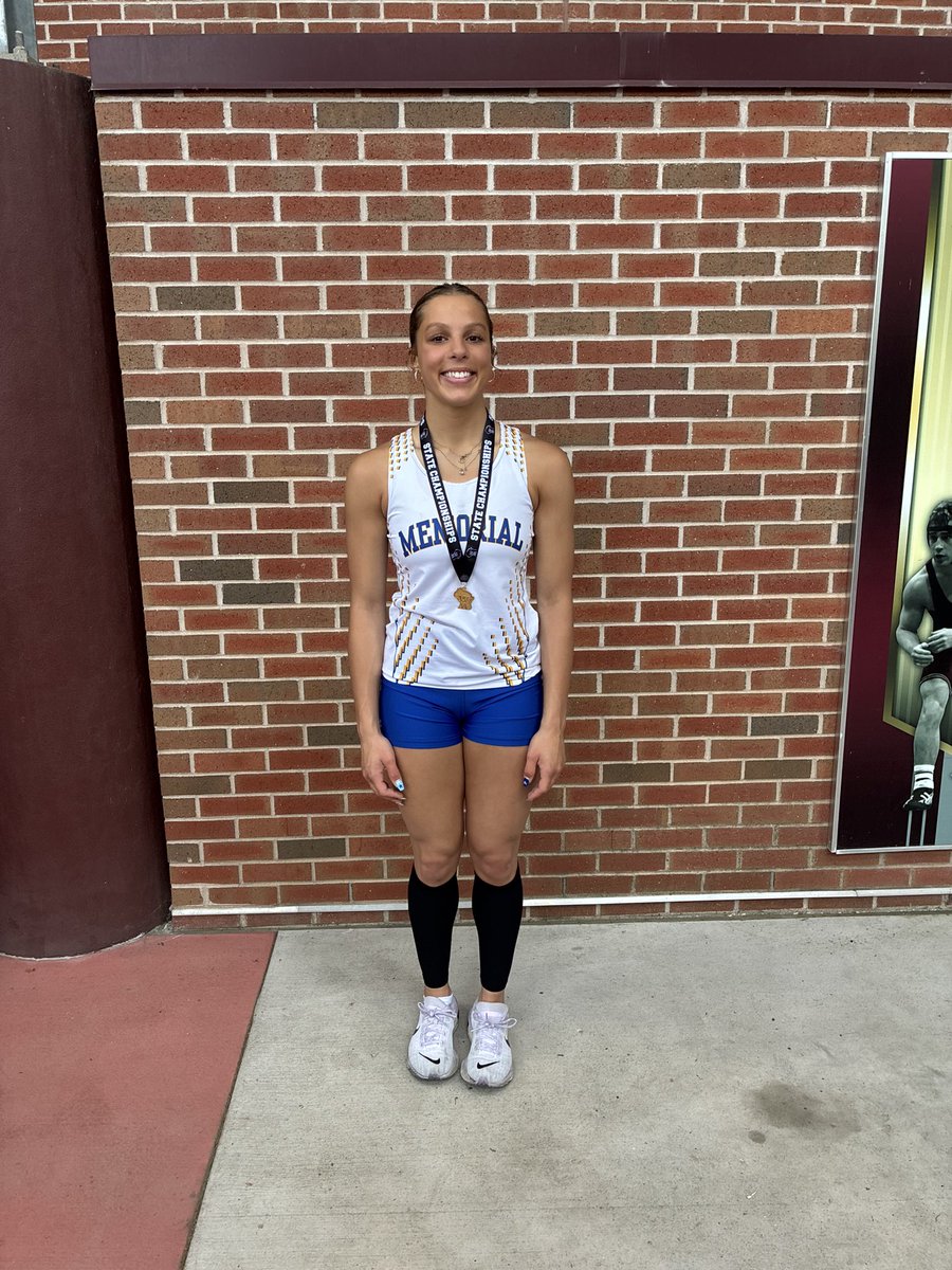 Your new 100m STATE CHAMP! So proud of you Analena!