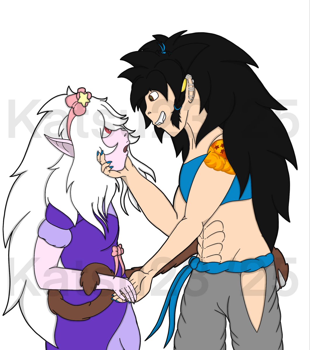 Happy pride from the bisexual rizz queen, Son Micoco Sabi (aka Sabi)!
She's Gohan's twin and an absolute fcking menace to all who know her.
Art by me. Sheepi belongs to my bff <a href="/MamaFerretArt/">˚ʚ♡ɞ˚Kibito's Lullaby</a> . Thanks again for letting me draw the cutie Kai! 🥰😘🫶