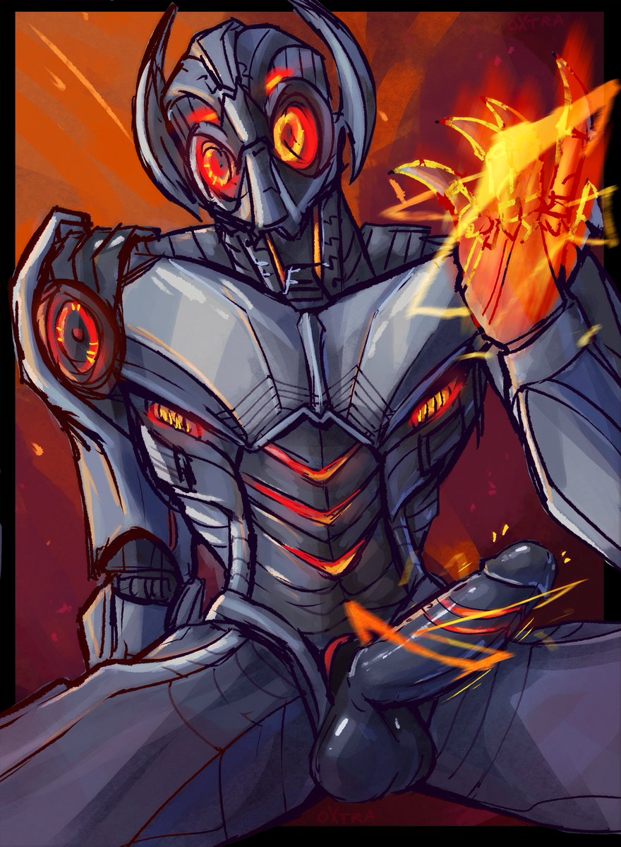 OxtraArt's tweet photo. Ultron! freaky big robot man 👁️ https://t.co/NN28DHqIBI