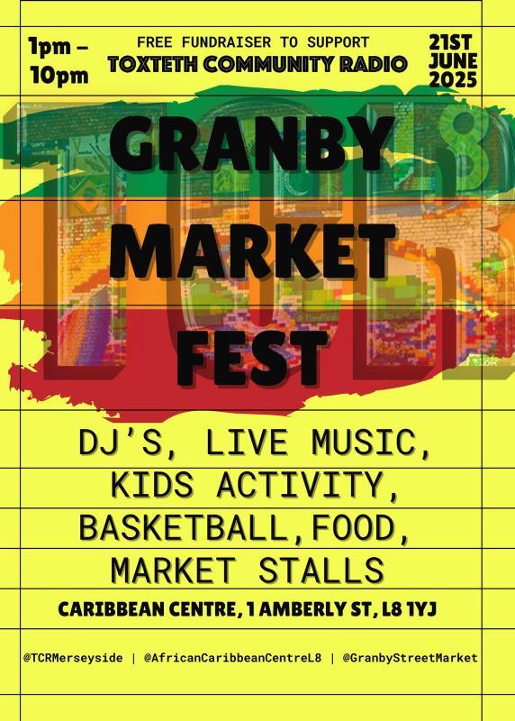 Tony (@soulfultiz) on Twitter photo 2 weeks today <a href="/TCRMerseyside/">Toxteth Comminity Radio</a> Fundraiser <a href="/GranbyMarket/">Granby Street Market</a> Saturday 21 June African Carribean centre. 2 weeks today <a href="/TCRMerseyside/">Toxteth Comminity Radio</a> Fundraiser <a href="/GranbyMarket/">Granby Street Market</a> Saturday 21 June African Carribean centre.