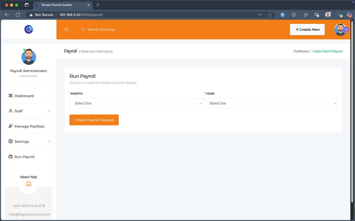 official_gbeng's tweet image. I just finished building a simplified payroll application that can help you streamline staff management, payslip generation and payroll operations for small to medium sized organisation. Send a DM if you need this for your company. It can be customised to your needs