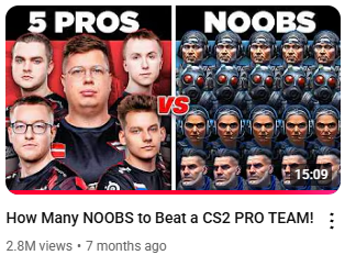 Nico Kunda (@recordsnk_) on Twitter photo Last year the <a href="/FaZeEsports/">FaZe Esports</a> team came to me to edit a video for their YT Channel. I had never played or watched a CS match, I didn't even know the names of the players.
7 months later, it is now the most watched video on the channel at 2.8 million views!🔥
Thank you to everyone Last year the <a href="/FaZeEsports/">FaZe Esports</a> team came to me to edit a video for their YT Channel. I had never played or watched a CS match, I didn't even know the names of the players.
7 months later, it is now the most watched video on the channel at 2.8 million views!🔥
Thank you to everyone