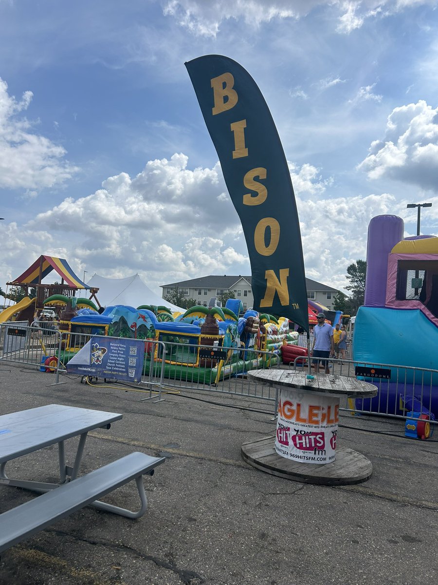 It’s Bison Tailgate Saturday at <a href="/HHRibFest/">HappyHarry's RibFest</a> until 2pm. 
✅ <a href="/NDSUfootball/">NDSU Football</a> autographs
✅ Home Depot Kids Building Projects
✅ Inflatable Games
✅ Free Parking &amp; Admission