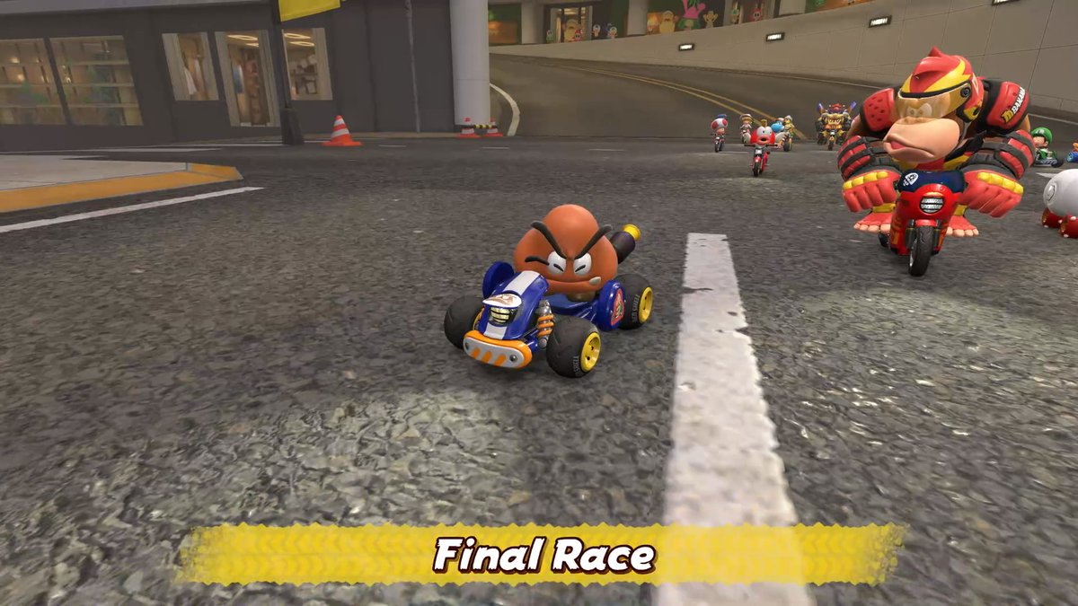 DK is fucking mad because he's losing to this Goomba