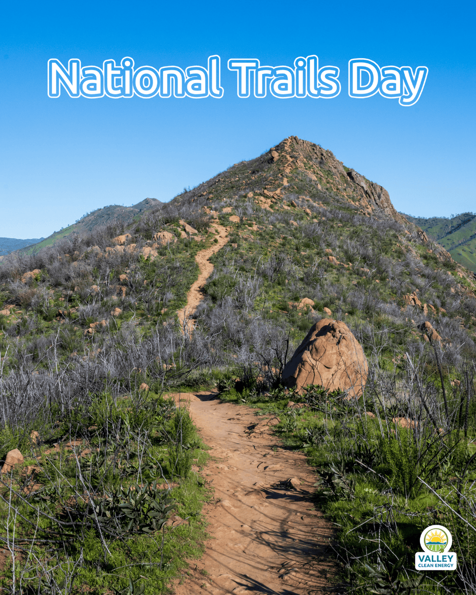 Happy National Trails Day! Every step on a trail is a chance to care for the planet. Pack it in, pack it out, stay on the path, and leave nature just as you found it. #NationalTrailsDay #YoloCounty