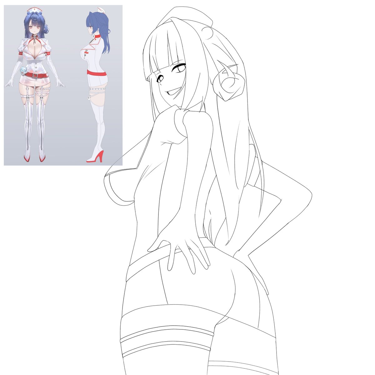 Fayechiii's tweet photo. a couple of wips im working on https://t.co/iyQmLGq6nw
