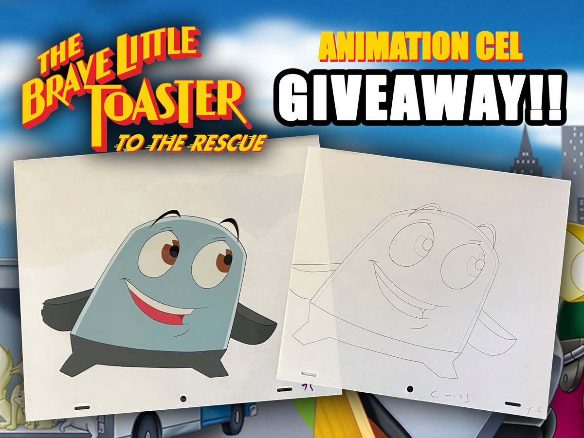 Lavalle Lee (@artoflavallelee) on Twitter photo 🎉 4K FOLLOWER GIVEAWAY 🎉
To celebrate 4,000 followers, I'm giving away an Original Animation Cel & Cleanup Drawing used in the Brave Little Toaster from my collection!
How To Enter:
💡 Follow me <a href="/artoflavallelee/">Lavalle Lee</a>
💡 Repost & Like
💡 Comment
I love the Brave Little 🎉 4K FOLLOWER GIVEAWAY 🎉
To celebrate 4,000 followers, I'm giving away an Original Animation Cel & Cleanup Drawing used in the Brave Little Toaster from my collection!
How To Enter:
💡 Follow me <a href="/artoflavallelee/">Lavalle Lee</a>
💡 Repost & Like
💡 Comment
I love the Brave Little