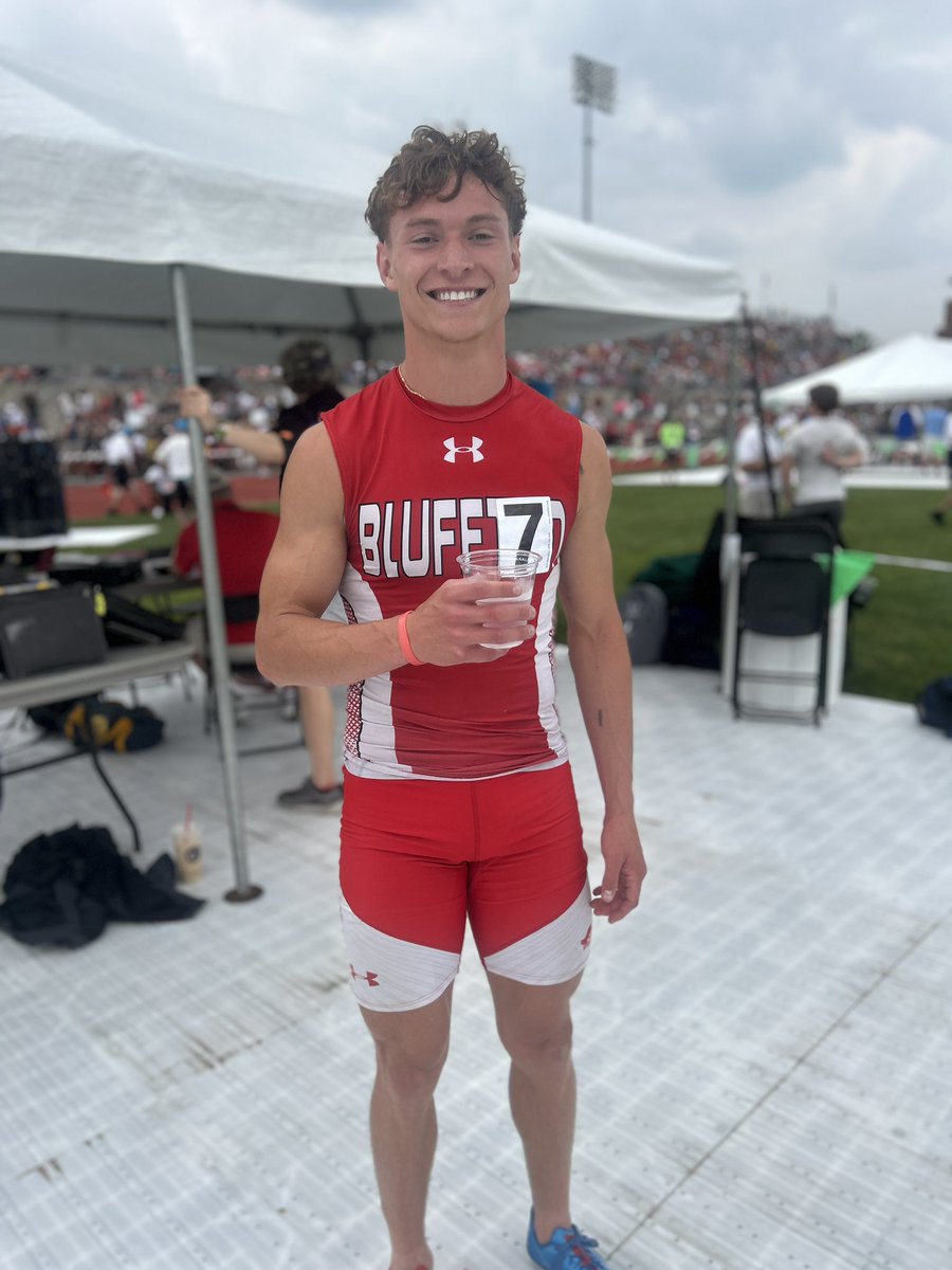 Way to go Grif!! 6th in 100 at State Meet!!!
