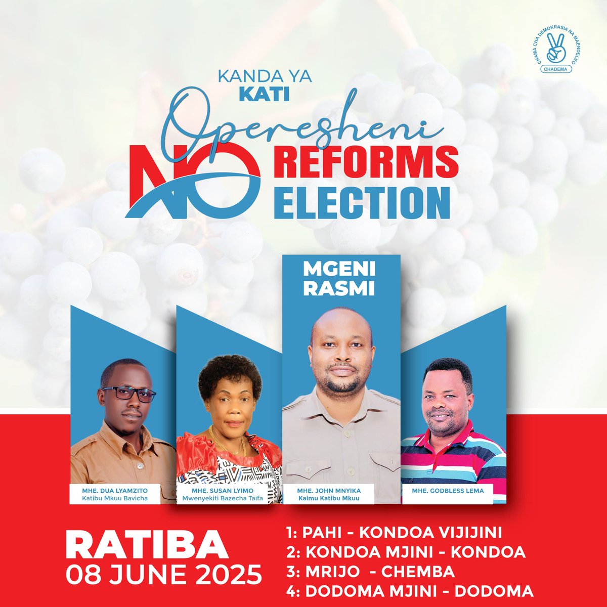 ItsTemba's tweet photo. KESHO KAZI INAENDELEA Mkoa wa Dodoma. https://t.co/GXbSZafucF