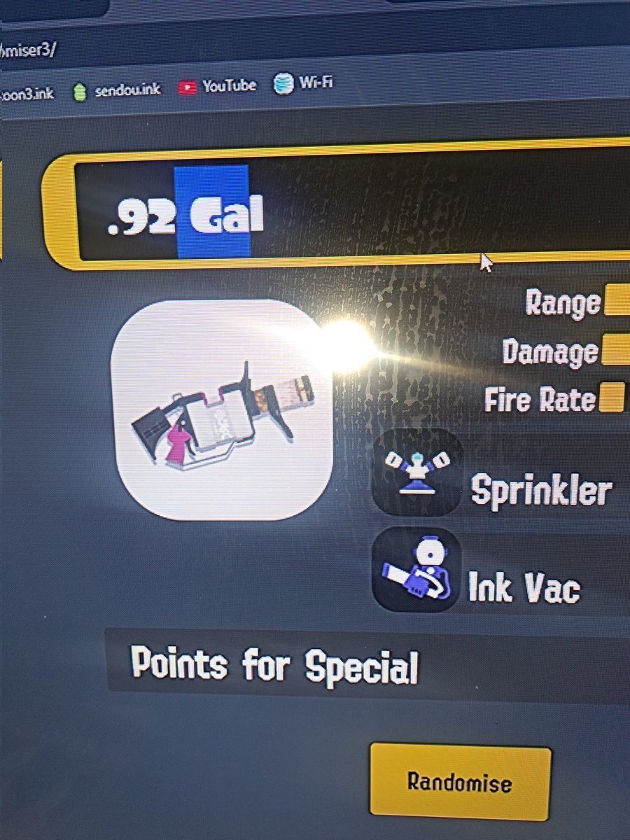 ah yes, my least favorite splatoon weapon