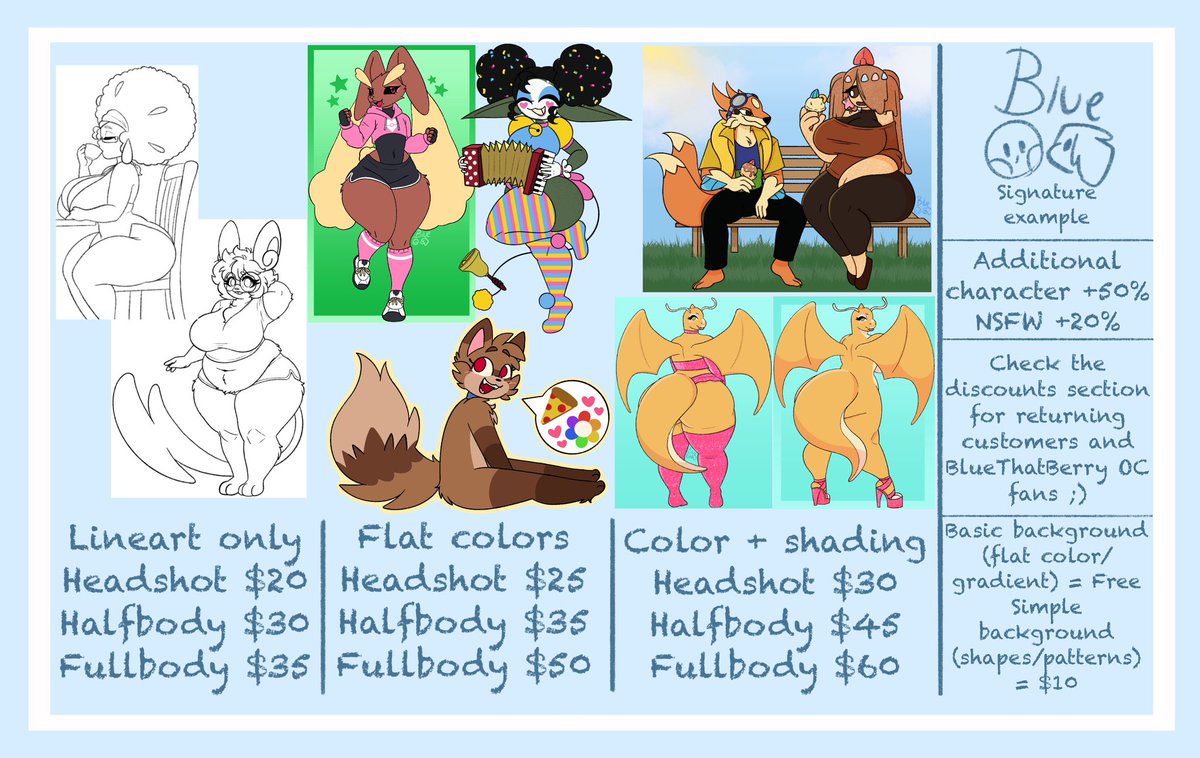 Blue 🩵 comms closed! tweet media