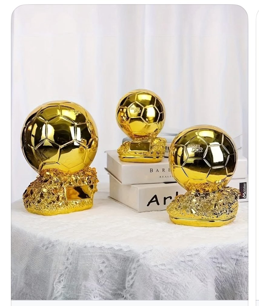 lebarcelonie's tweet photo. Les 03 prochains ballon d’or de kyky déjà au frais chez temu 😁😂 https://t.co/lnabMWLska