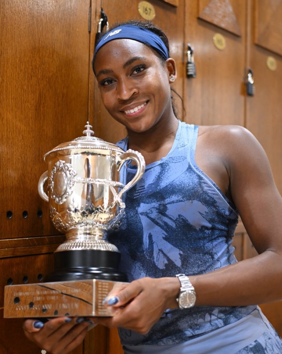 COCO GAUFF -ROLAND GARROS SEULE LA VICTOIRE EST BELLE