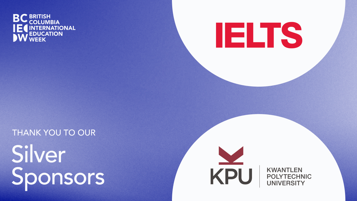 Thank you to IELTS and Kwantlen Polytechnic University for sponsoring #BCIEW2025!