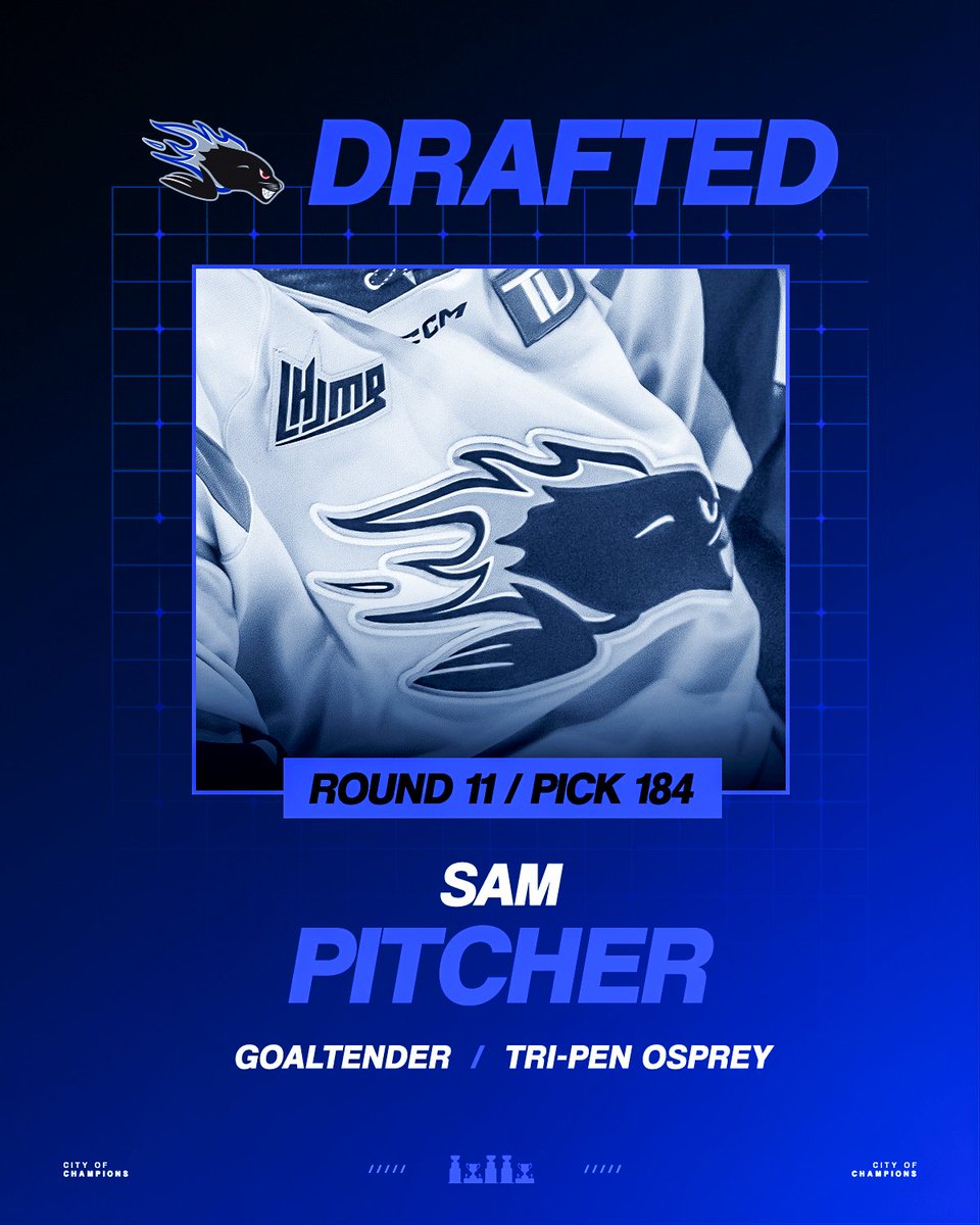 Goaltender Sam Pitcher is our 11th round selection!

#GoDogsGo